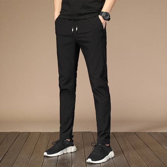 Pantalones Casuales de Seda de Hielo para Hombre - Comodidad Máxima en Verano