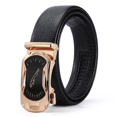 Cinturón de Cuero para Hombre con Hebilla Automática - Image 13