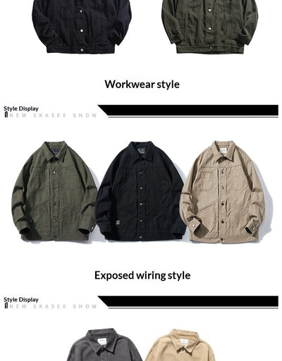 Chaqueta Denim Retro Casual para Hombre - Estilo Clásico - Image 8