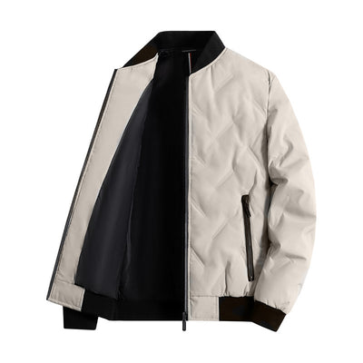 Chaqueta Acolchada Hombre Cuello Alto - Calidez y Estilo - Image 10