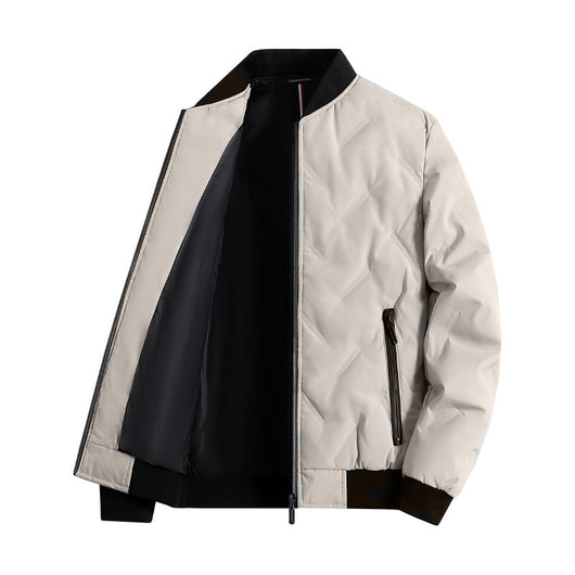 Chaqueta Acolchada Hombre Cuello Alto - Calidez y Estilo - Image 10