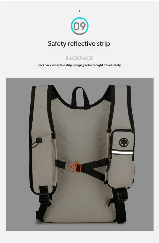 Mochila Casual AZELA Púrpura Ligera, Daypack Multicompartimento con Malla Transpirable - Image 33