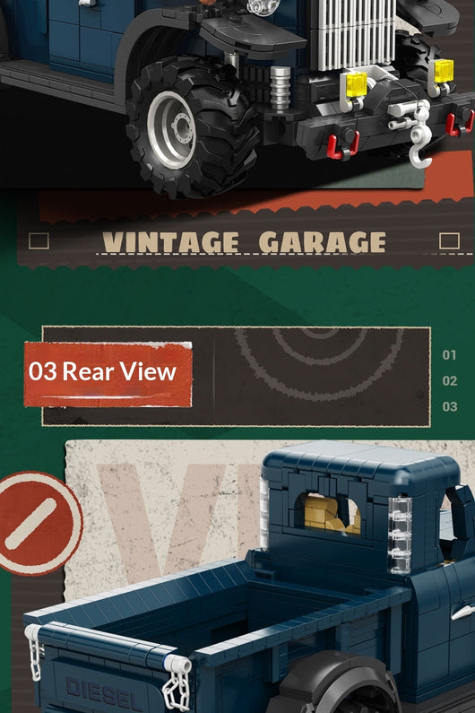 Juego de Bloques de Construcción Estilo Retro - Image 15