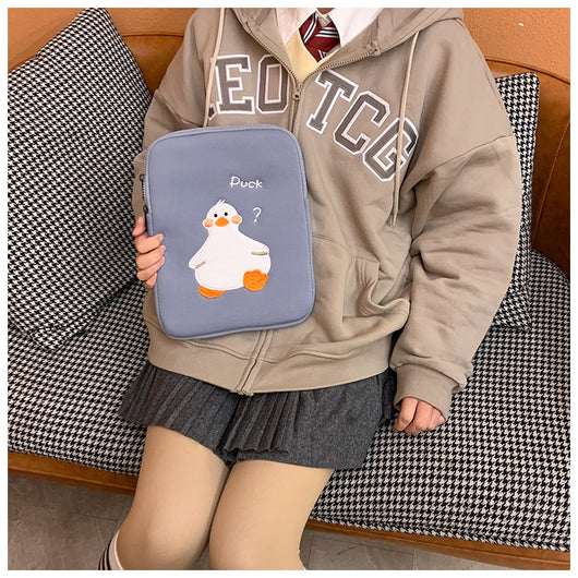 Funda para Tablet con Bordado de Pato Kawaii - Diseño Exclusivo - Image 10