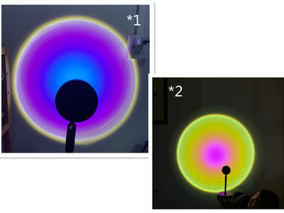 Lámpara Proyector de Luz Arcoíris para Decoración de Pared - Image 21