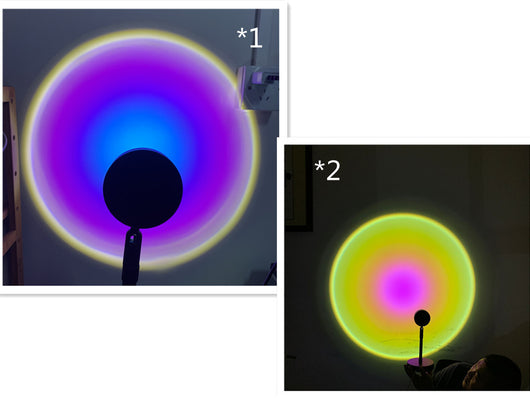 Lámpara Proyector de Luz Arcoíris para Decoración de Pared - Image 21