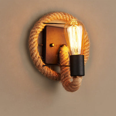 Lámpara de Pared Estilo Loft Industrial Retro para Dormitorio - Image 12