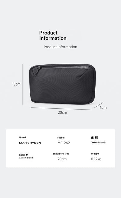 Bolsa de Pecho Utilitaria Dual para Hombre Estilo Coreano - Image 10