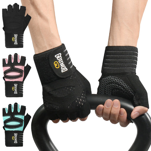 Guantes de Ejercicio Alargados Transpirables y Cómodos