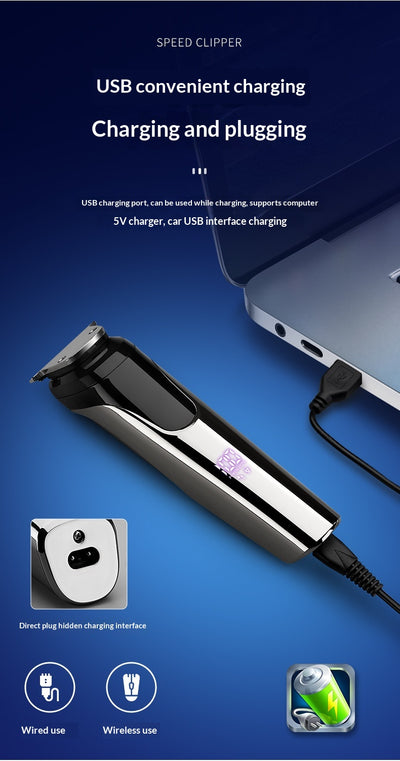Cortadora de Cabello Eléctrica 5 en 1 para Hombre - Image 12