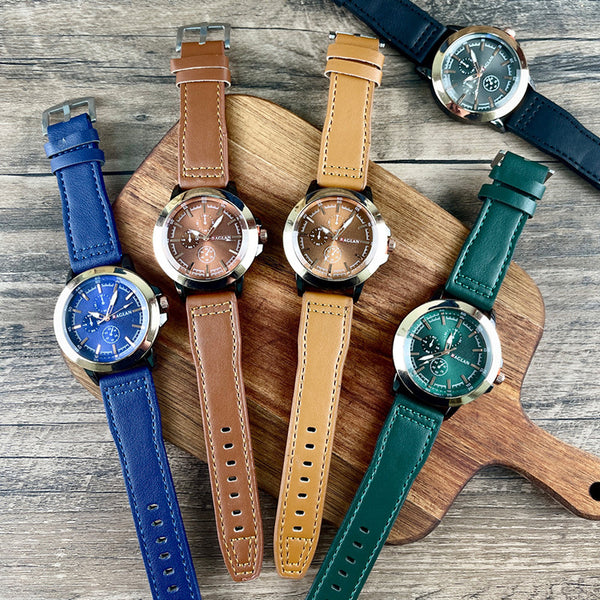 Reloj Vintage para Hombre con Tres Esferas