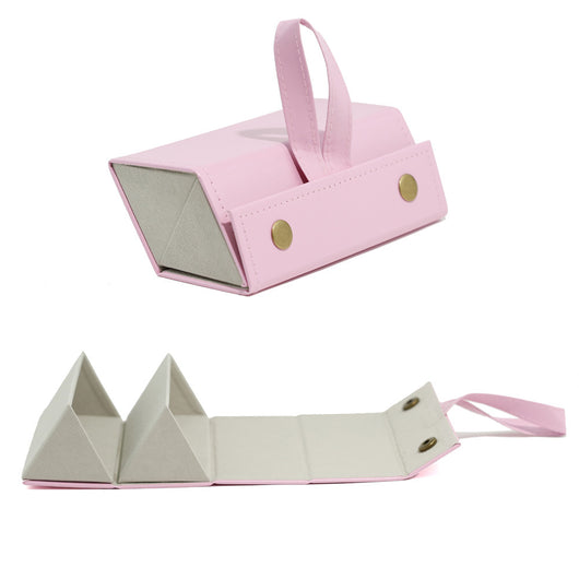 Estuche Multiseccional para Gafas en Cuero - Organizador Plegable - Image 12
