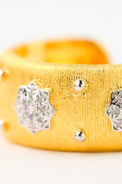 Anillo Elegante Chapado en Oro con Circón Incrustado - Image 5