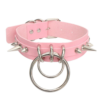 Collar de Cuero con Remaches Puntiagudos - Image 7