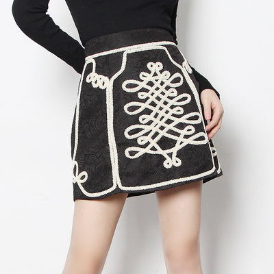 Falda A-línea de Cintura Alta Elegante y Versátil - Image 11