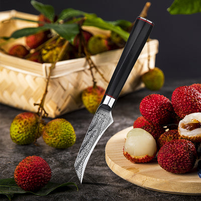 Cuchillo de Cocina Damasco Japonés Premium para Frutas y Verduras - Image 4