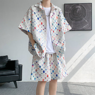 Conjunto de Verano Camisa y Shorts a Cuadros - Image 8