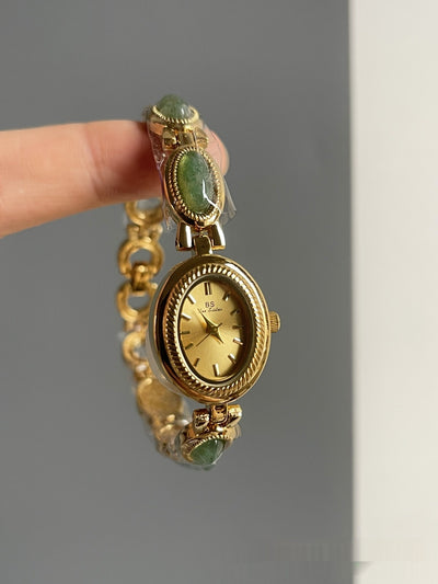 Reloj de Pulsera Jade Ovalado con Esfera Pequeña para Mujer - Image 5
