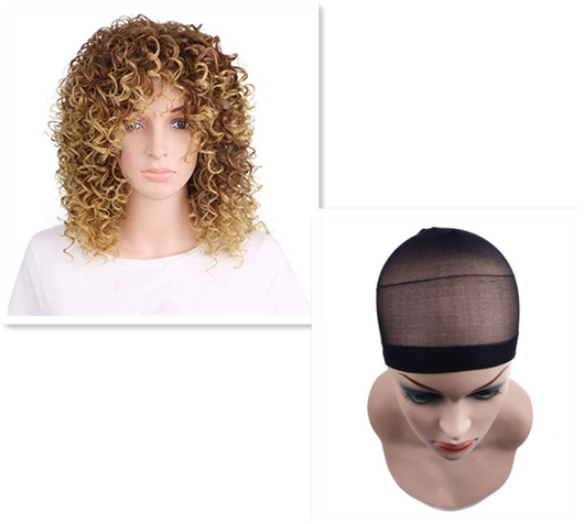 Peluca Sintética Rizada Corta de Moda - Image 7