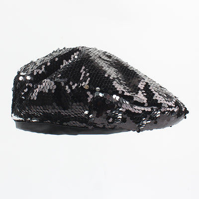 Gorra Coreana Brillante con Lentejuelas - Estilo Trendy para Mujer - Image 6