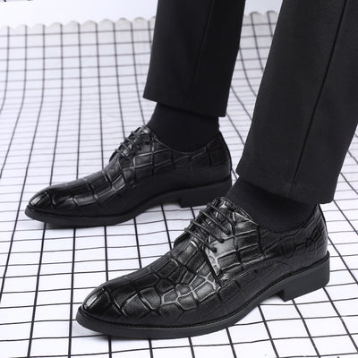 Zapatos de Cuero Ejecutivos para Hombre - Estilo Profesional de Oficina