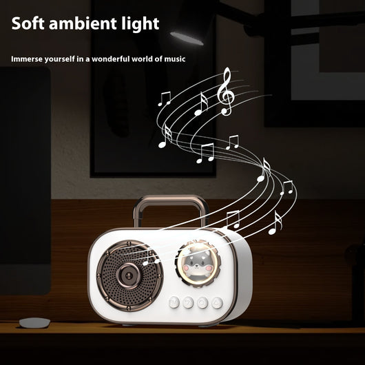 Parlante Bluetooth Retro Portátil para el Hogar - Image 4