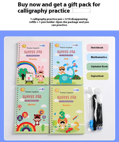 Cuaderno Groove Magic - Versión Completa en Inglés para Entrenamiento de Escritura Infantil - Image 8