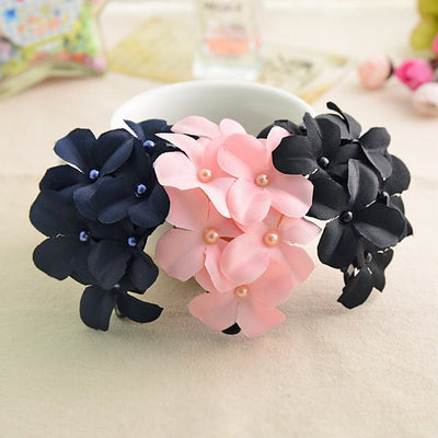 Accesorios para el Cabello Artesanales con Flores de Tela - Image 10
