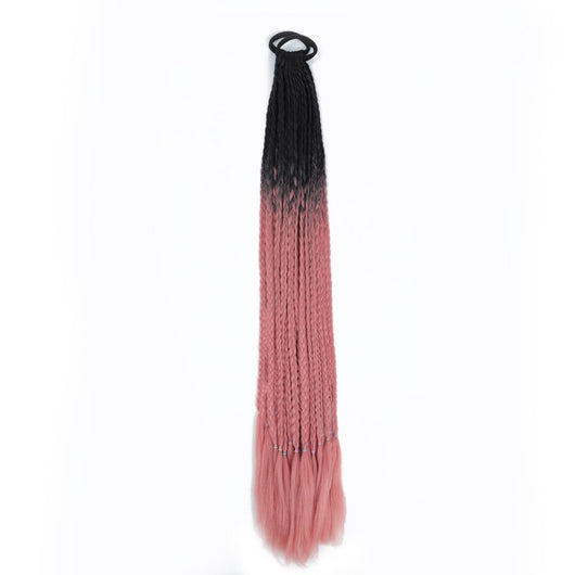 Peluca Trenza Degradado de Tres Hebras Color Twist - Image 19