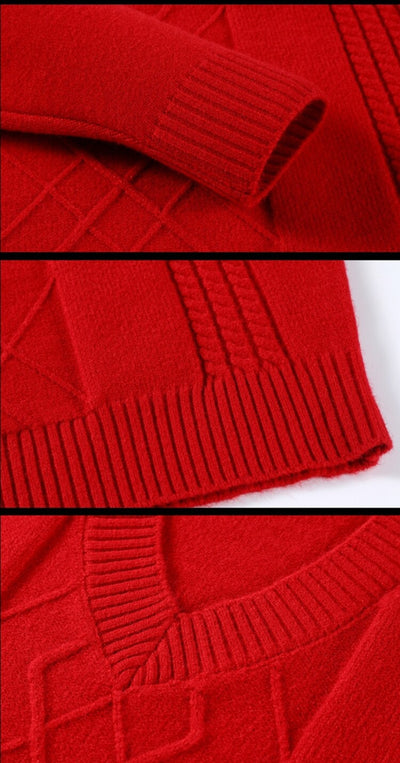Suéter Casual para Hombre con Cuello Tipo Polo - Pullover de Punto - Image 40