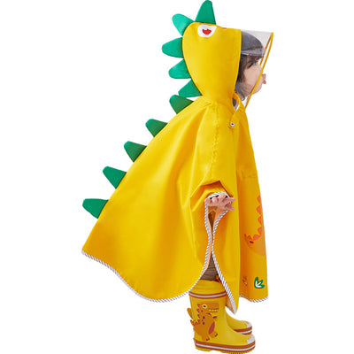 Impermeable Infantil Tipo Capa con Diseño de Dinosaurio - Image 6
