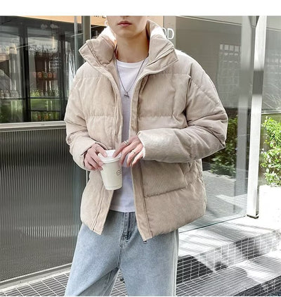 Chaqueta Acolchada de Algodón para Hombre - Estilo Deportivo y Casual - Image 12