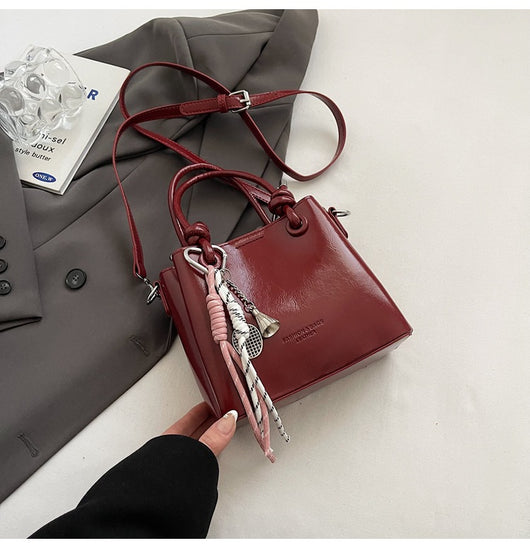 Bolso Bandolera de Moda para Mujer - Bolsa Bucket Portátil - Image 10