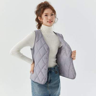 Chaleco Corto de Terciopelo para Otoño e Invierno Mujer - Image 13