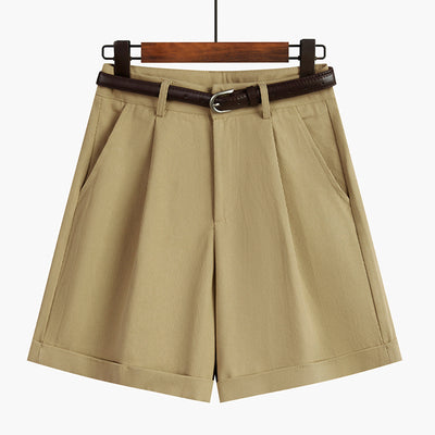 Pantalón Ancho Blanco de Pierna Recta - Versión Coreana Multiusos - Image 12