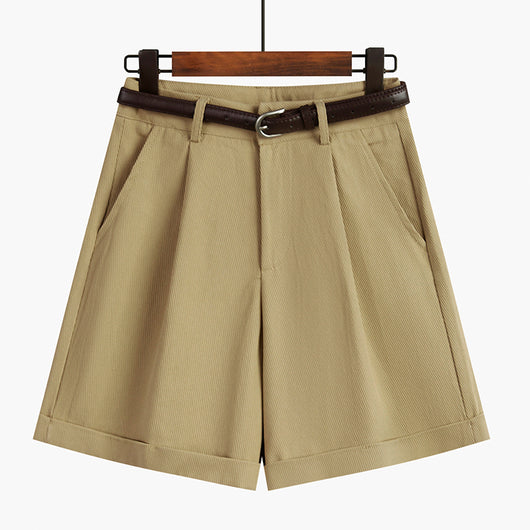 Pantalón Ancho Blanco de Pierna Recta - Versión Coreana Multiusos - Image 12