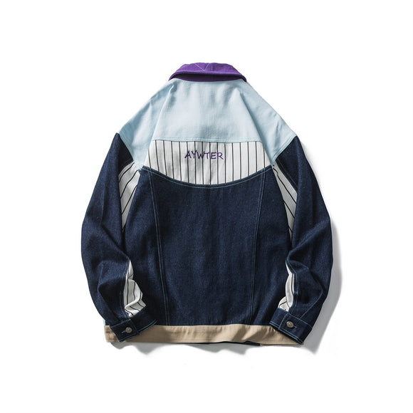 Chaqueta Retro Suelta Neutral para Adolescentes