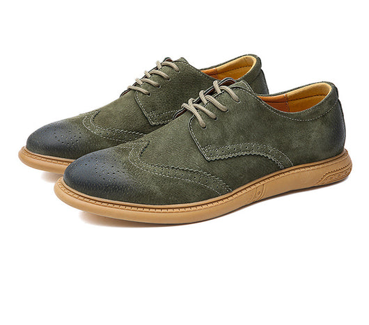 Zapatos Formales de Cuero Genuino para Hombre - Diseño Retro con Cordones - Image 22