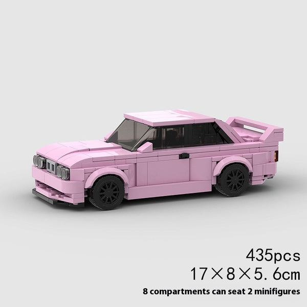 Set de Construcción BMW M3 E30 Racing - Bloques Pequeños Armables - Image 6
