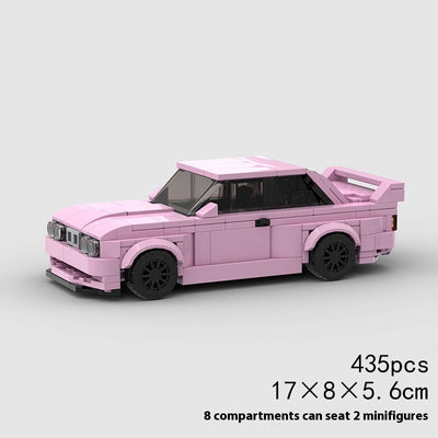 Set de Construcción BMW M3 E30 Racing - Bloques Pequeños Armables - Image 6
