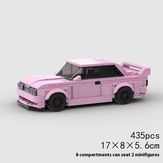 Set de Construcción BMW M3 E30 Racing - Bloques Pequeños Armables - Image 6