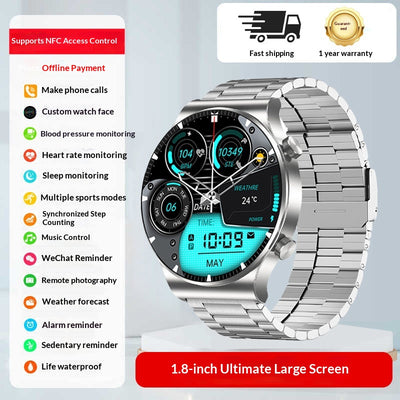 Reloj Inteligente Deportivo con Llamadas Bluetooth, Monitor de Frecuencia Cardíaca y Glucosa - Image 14
