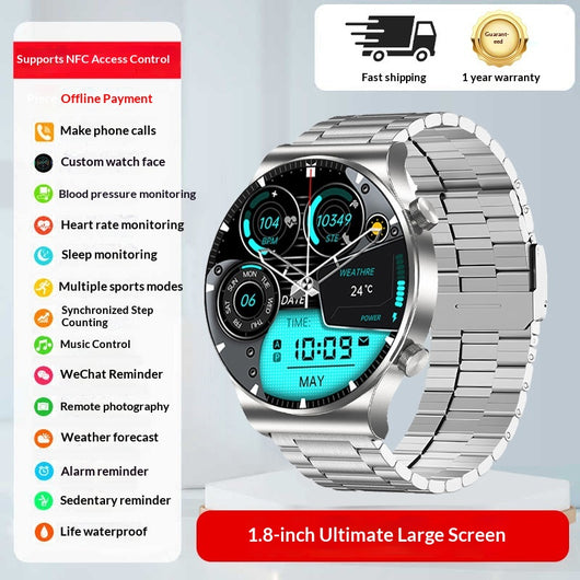 Reloj Inteligente Deportivo con Llamadas Bluetooth, Monitor de Frecuencia Cardíaca y Glucosa - Image 14