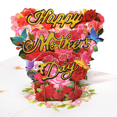 Tarjeta de Felicitación 3D Día de la Madre con Bendiciones - Image 8