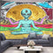 Tapiz Decorativo con Estampado Alien - Tela de Fondo para Pared