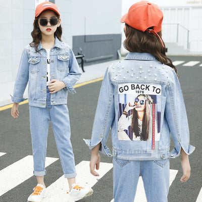 Chaqueta Denim para Niñas - Estilo Clásico y Versátil - Image 2