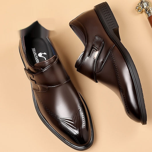 Zapatos de Cuero para Hombre con Punta Tubular - Cuero Vacuno Premium - Image 4