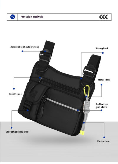 Chaleco de Trabajo Funcional con Bolsa Pectoral y Reflectivos - Image 24
