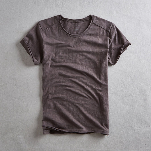 Camiseta de Manga Corta para Hombre en Algodón con Rayas de Bambú - Image 4