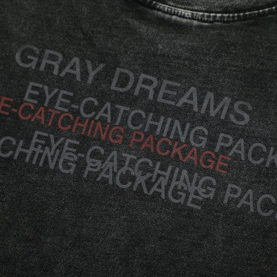 Playera Estampada con Letras Desgastadas para Hombre - Image 4